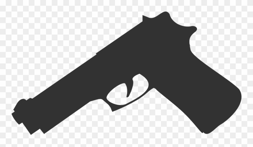 Gun Pistol Handgun Firearm Png Image - Firearm Graphic Clipart