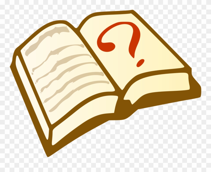 File - Question Book-3 - Svg - Book Questions Clipart