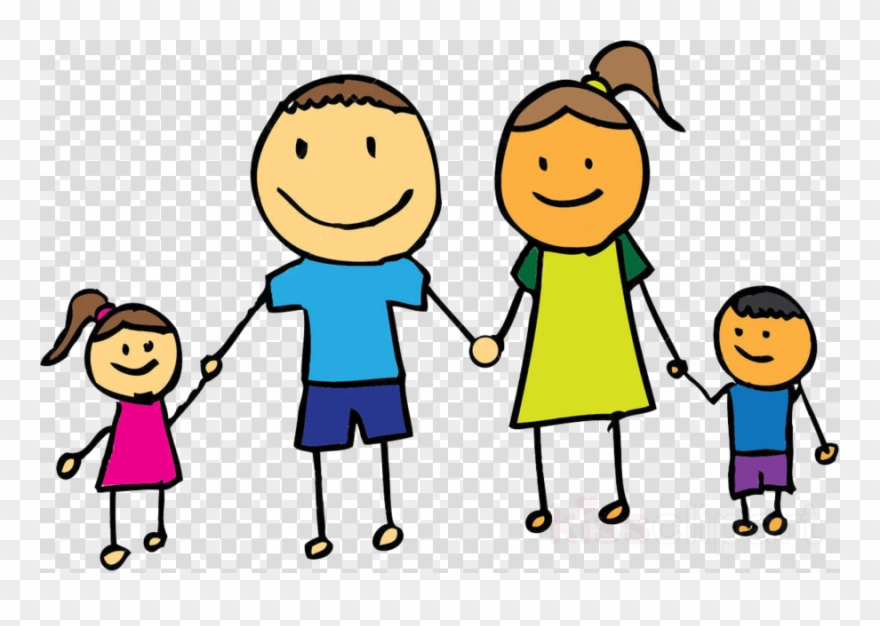 Anne Baba Çocuk Clipart Child Father Clip Art - Png Download