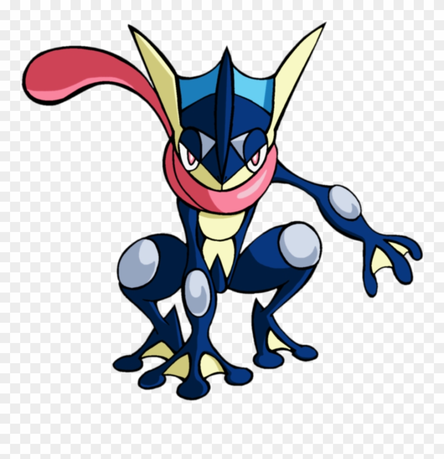 Strunton - - Pokemon Easiest Greninja To Draw Clipart