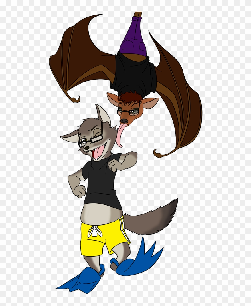 Why Would You Put A Bat In Pants By Laughingtoucan - Cartoon Clipart
