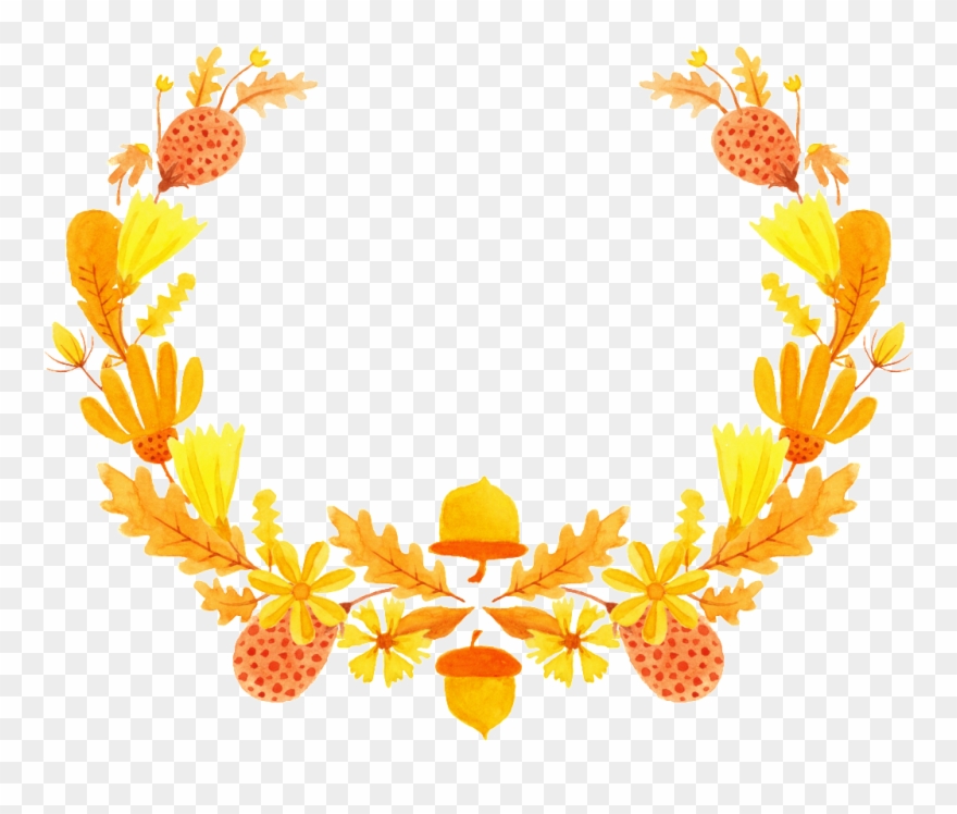 Autumn Garland Transparent Free Buckle Png Clipart