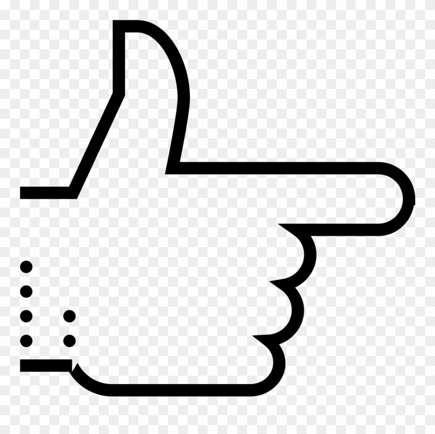 Hand Right Icon - Thumbs Up Icon Purple Clipart