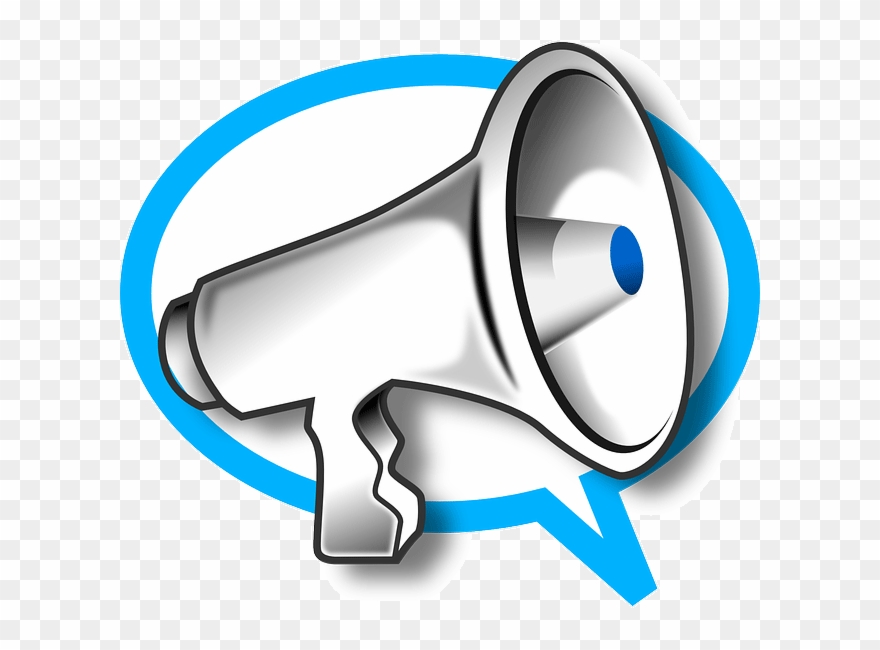 Go To Parents Tab And Scroll Down To Ams Monthly Newsletter - Megaphone Clip Art - Png Download