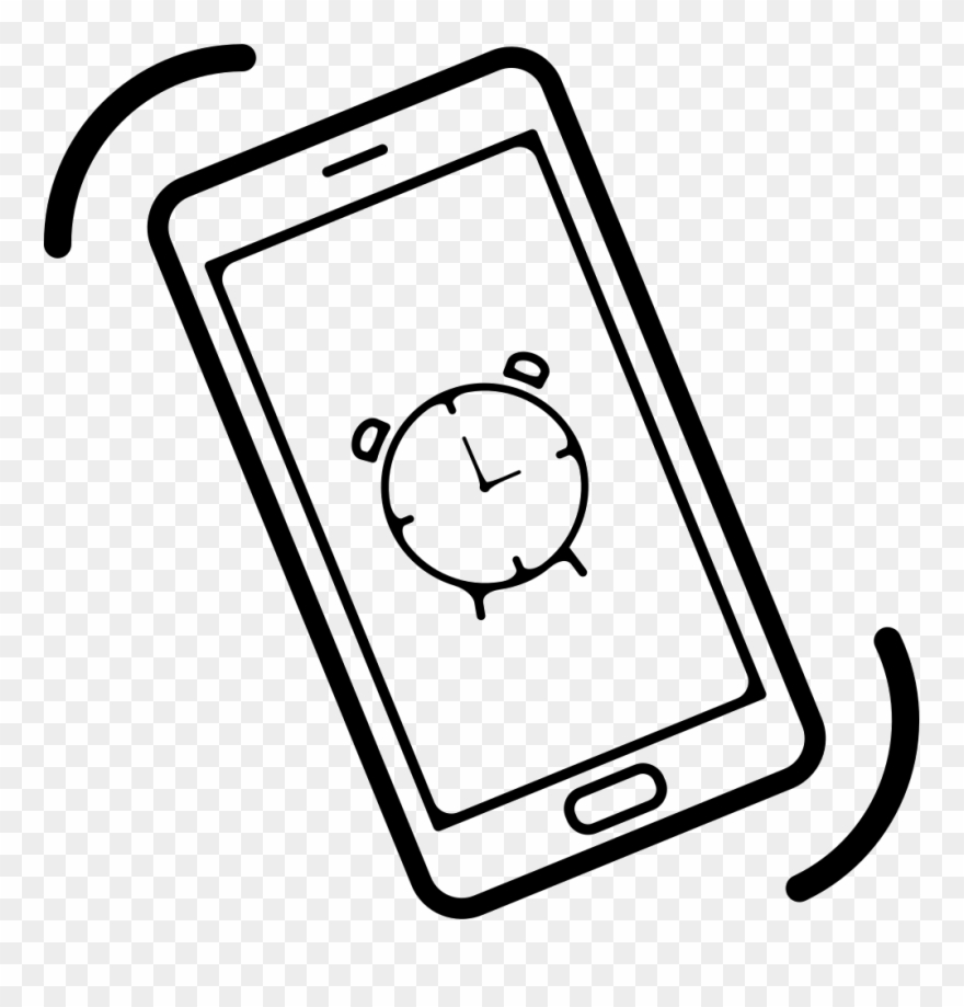 Mobile Phone Alarm Ringing Comments - Phone Alarm Ringing Clipart