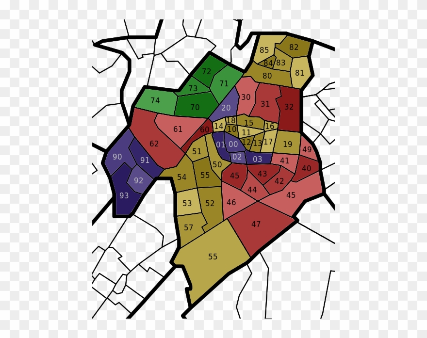 Map[edit] - Wijken Leiden Clipart