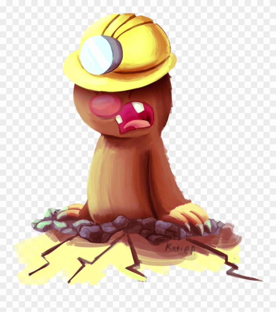 Diglett Used Earthquake By Aclockworkkitten - Cartoon Clipart