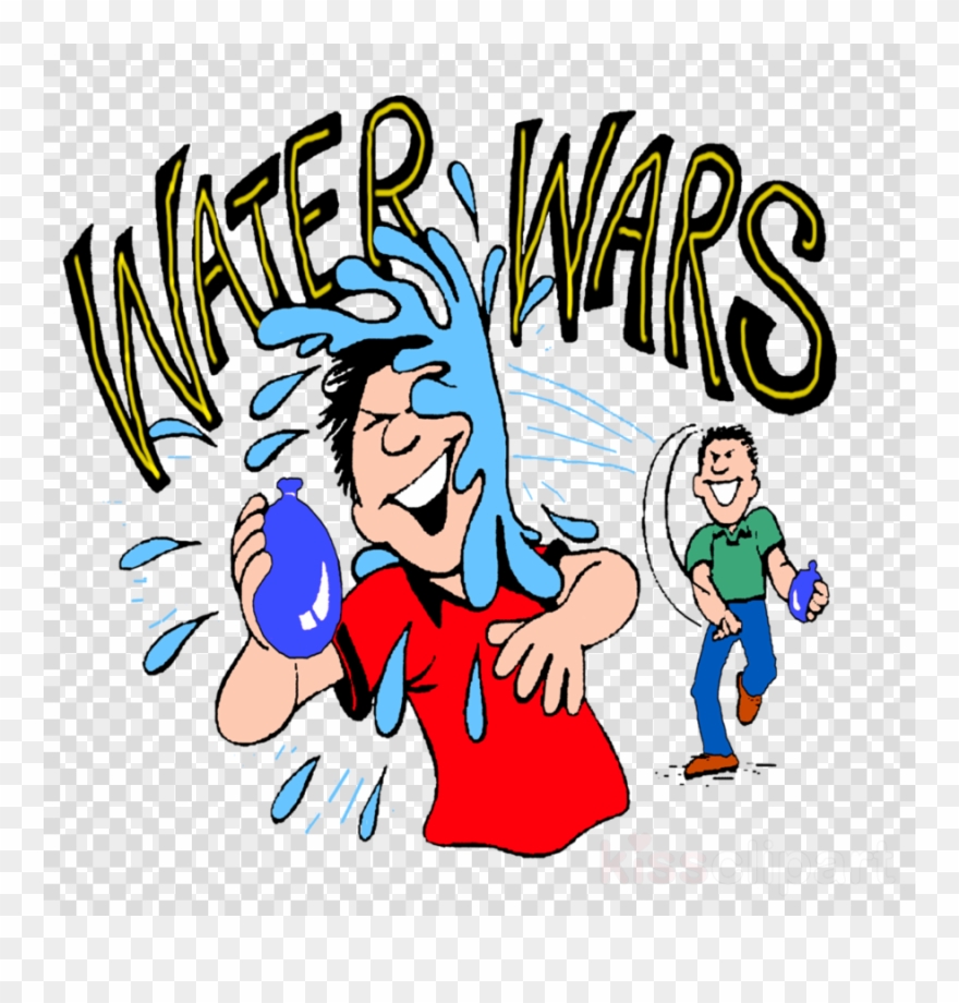Water Balloon Fight Clipart Water Balloons Water Fight - Water Balloon Fight Clipart - Png Download