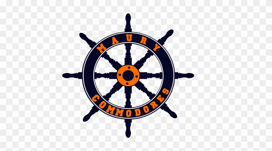 Maury Shipwheel Logo - Rudder Clipart - Png Download
