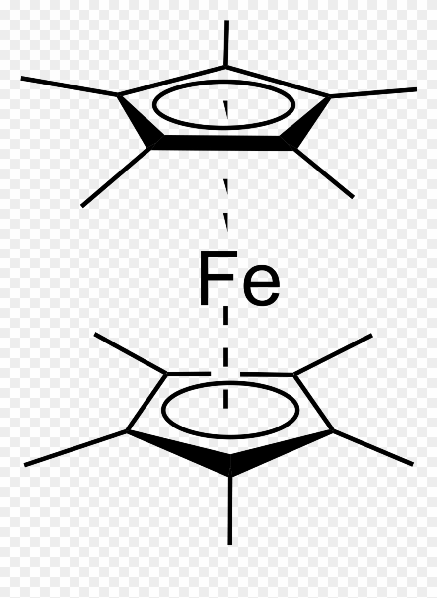 Bis Η5 Cyclopentadienyl Cobalt Clipart
