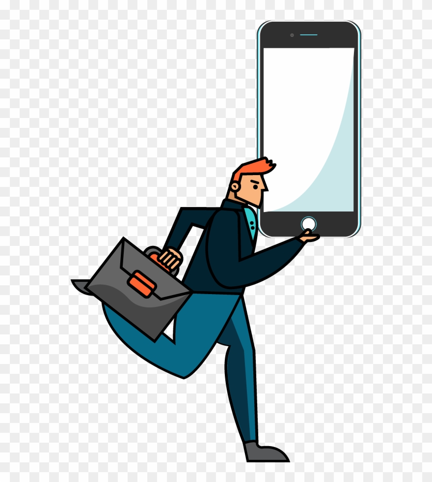 Iphone - Cartoon Clipart