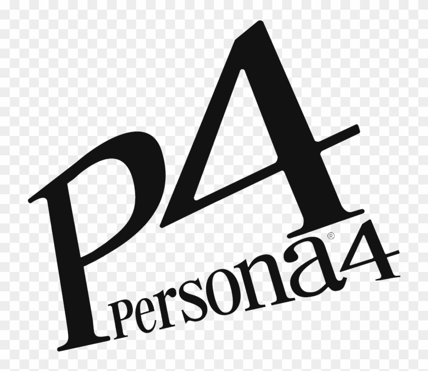 Persona 4 Video Game Logo - Shin Megami Tensei Persona 4 Logo Clipart