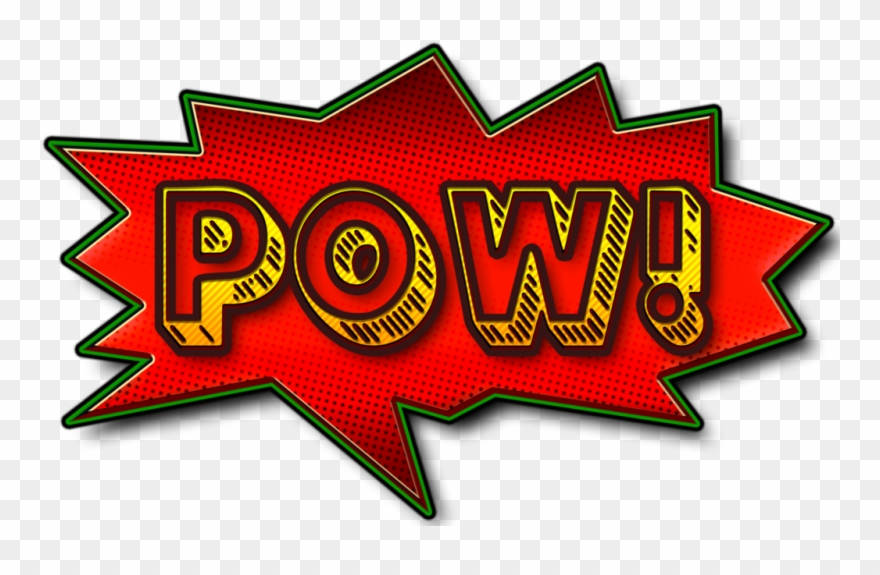 Comic Book Pow Png Clip Art Transparent Library - Comics