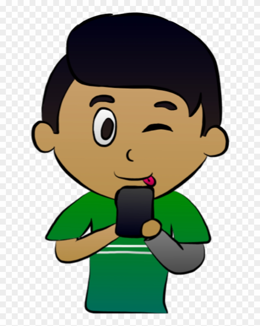 Calculating Calculator Boy Smart Draw Freetoedit - Cartoon Clipart