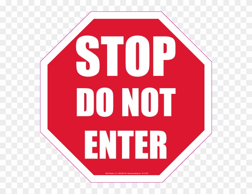 Free Do Not Enter Signs Coloring Pages - Do You Know De Wae Meme Clipart