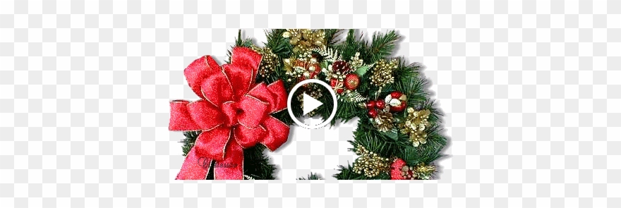Free Animated Christmas Wreath - Christmas Christmas Christmas Ornament (oval) Clipart