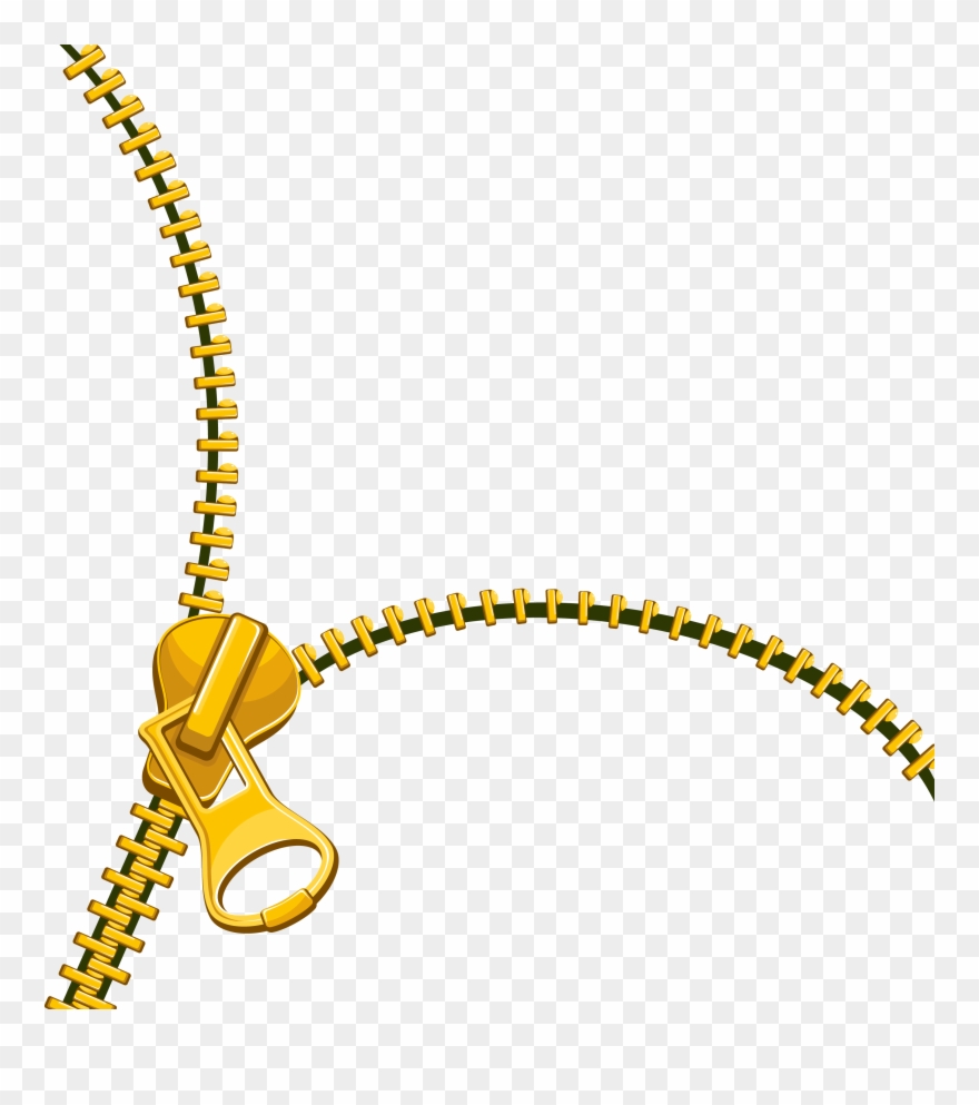 Clip Royalty Free Library Gold Zip Fastener Transprent - Gold Zipper Png Transparent Png