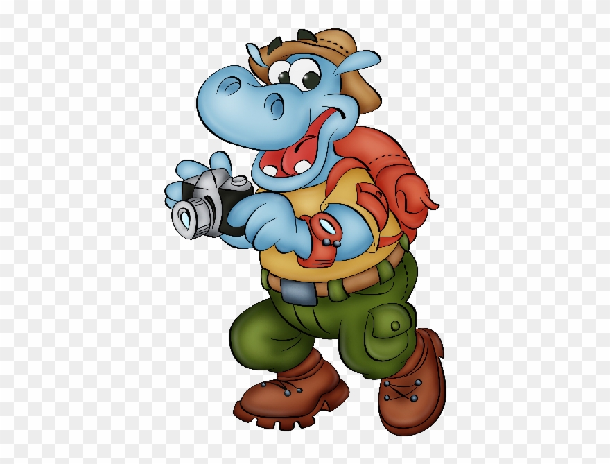 Hippopotamus Cartoon Clip Art Images Are On A Transparent - Cartoon - Png Download