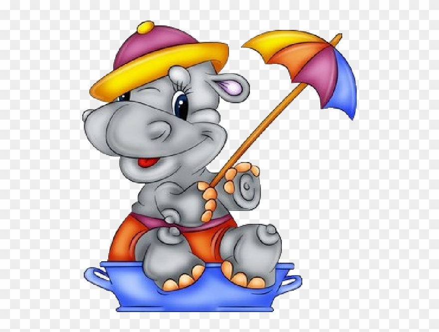 Hippo Clipart Sad - Startling Clipart With Transparent Backgrounds - Png Download