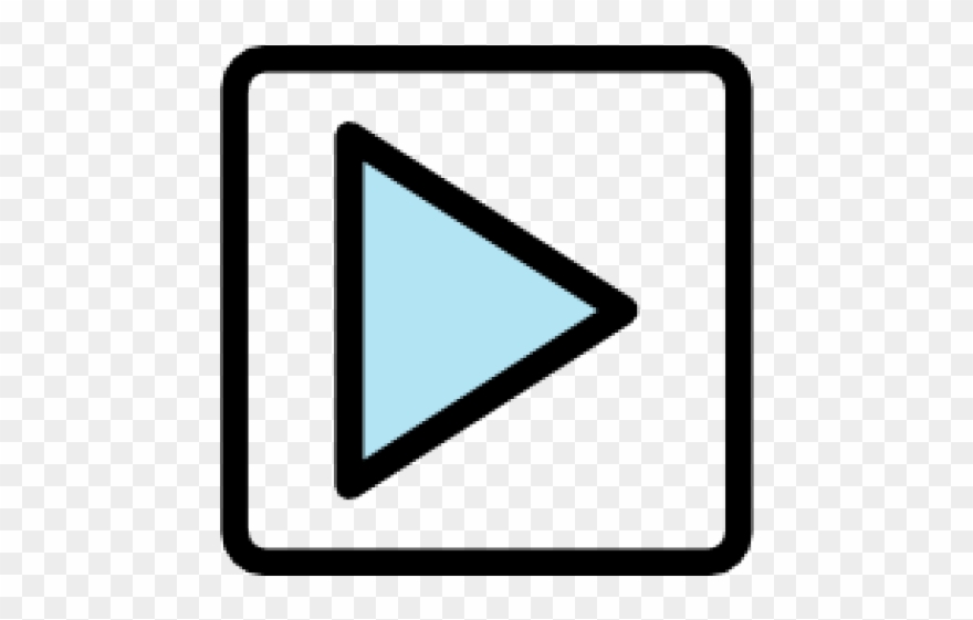 Next Button Clipart Audio - Triangle - Png Download
