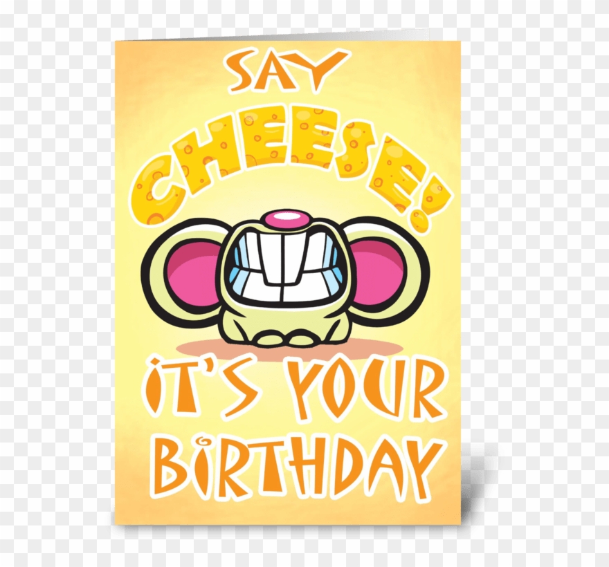 Cheesie Birthday Card Greeting Card - Cheese Magnet Clipart