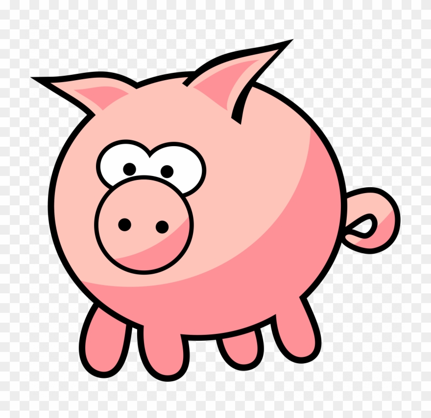 Pork Clipart Pog - Cartoon Pig Png Transparent Png