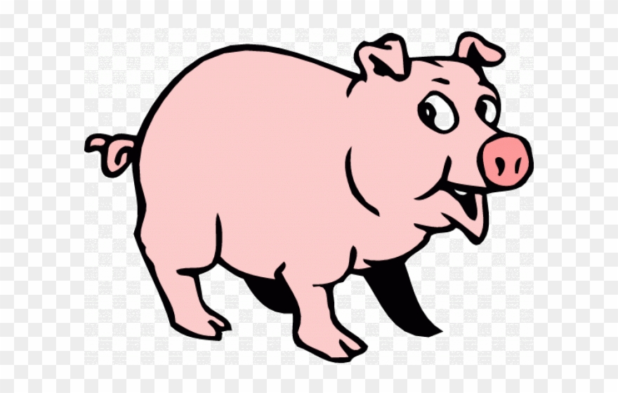 Pig Clipart Pork - Clip Art Image Of Pig - Png Download