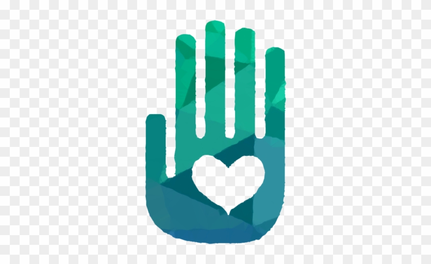 Hand Clipart Logo Brand - Heart - Png Download