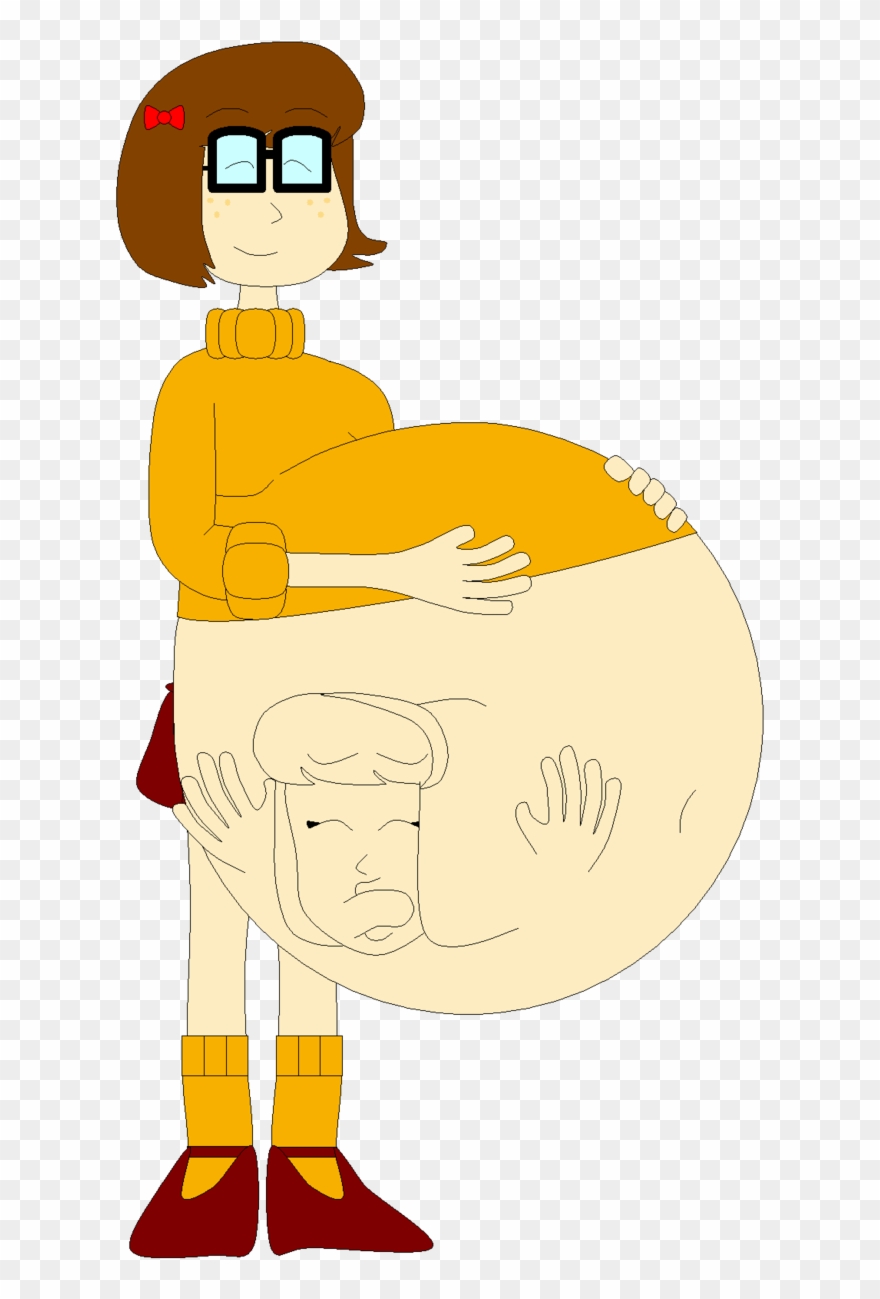 Daphne Caught In Velma's Belly By Angry-signs - Daphne And Velma Fat Clipart
