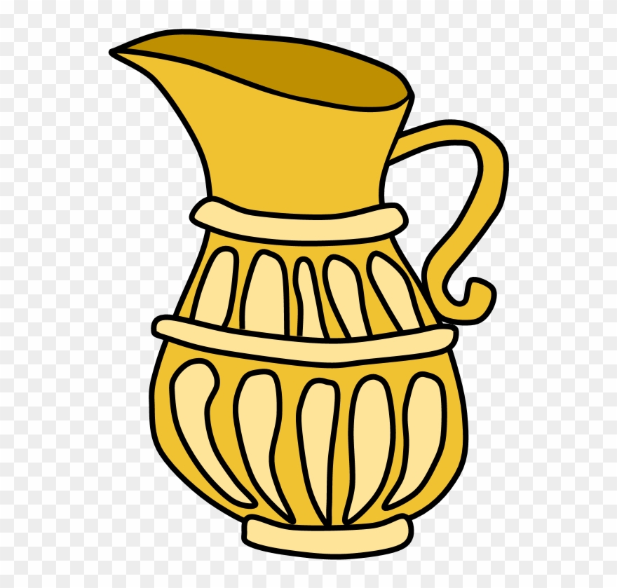 Jug Of Oil, Hanukkah, Yellow, Gold - Hanukkah Clipart