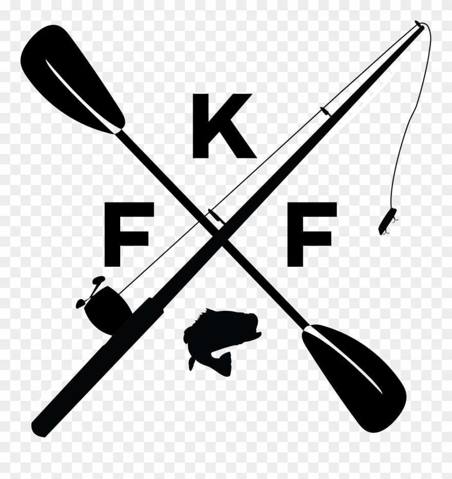 Kayak Fishing Focus Clipart