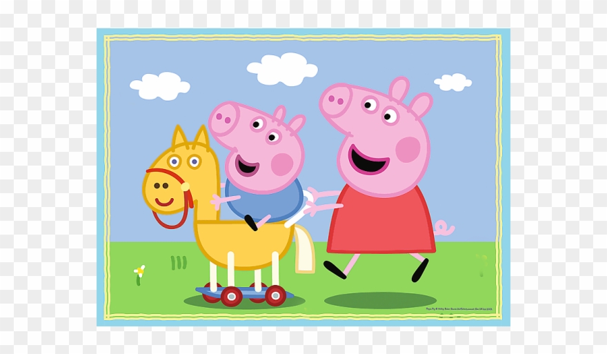 Trefl 4 In 1 Puzzle - Peppa Pig Clipart