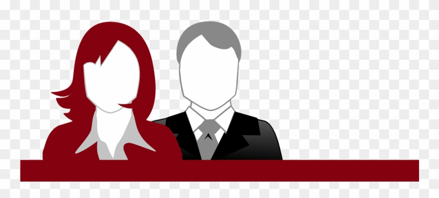 Man Woman Silhouettes Banner Png Image - Facebook Female Clipart