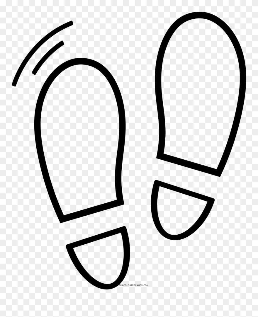 Jogging Coloring Page - Drawing Clipart