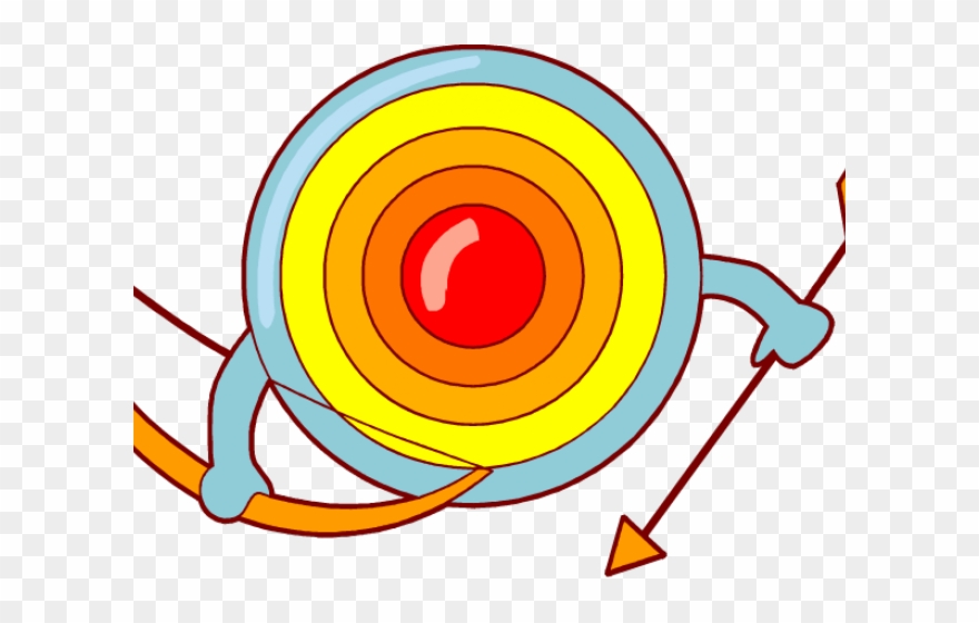 Target Clipart Cartoon - Archery - Png Download