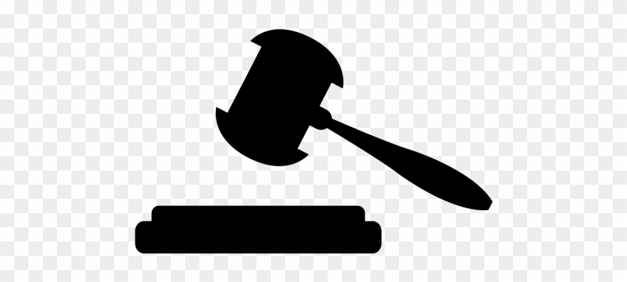 Judge Hammer Rubber Stamp Clipart