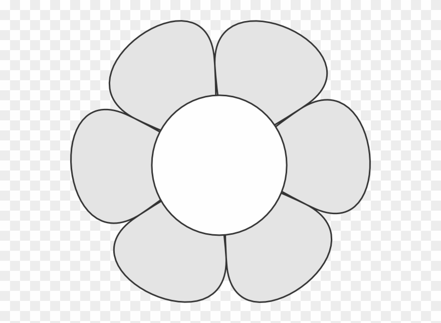 Daisy Outline Clip Art - Clip Art - Png Download