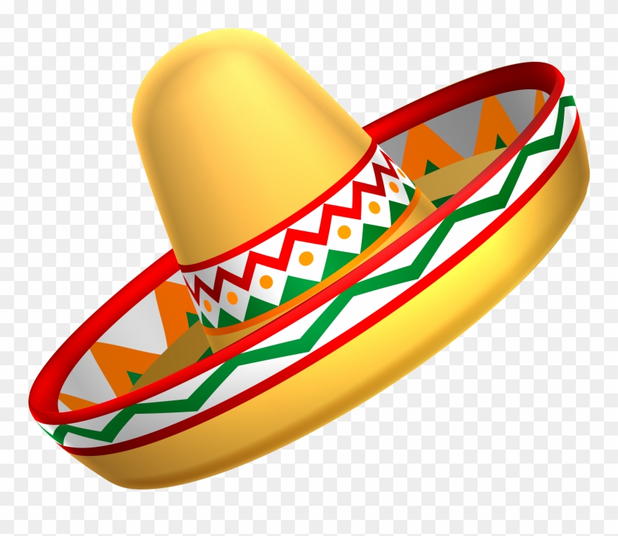 Free Png Mexican Sombrero Hat Png Images Transparent - Transparent Background Sombrero Clip Art