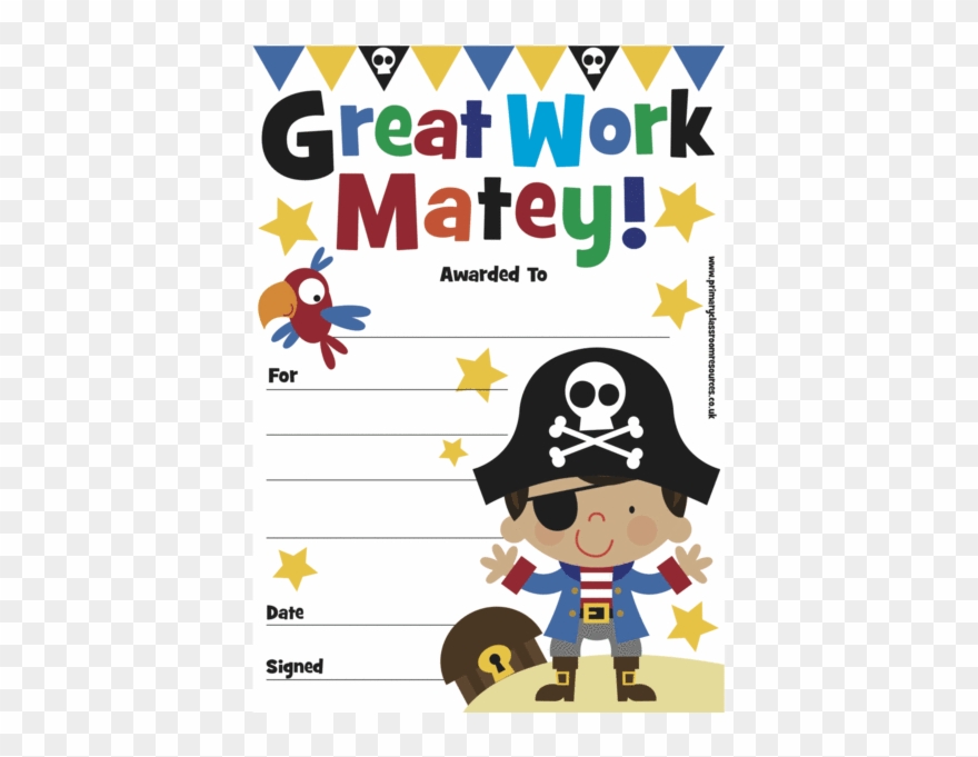 Mini Certificates Pad - Great Work Badges 38mm Clipart