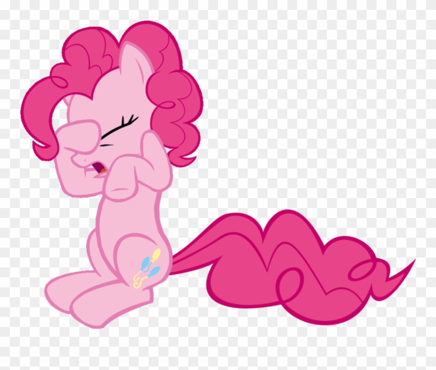 Artist Kuren Earth Pony Eyes Closed - Pinkie Pie Face Hoof Clipart
