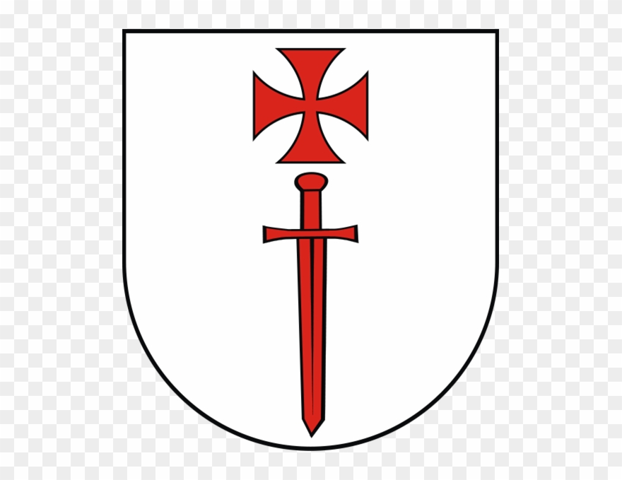 Also Symbols Of Other Kingdoms Around Europe Like France - Order Of Sword Brothers Coat Of Arms Clipart