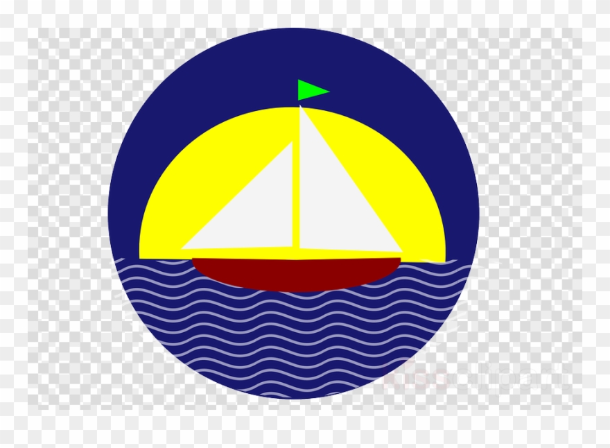 Sail Boat And Sun Clip Art Clipart Sailboat Clip Art - Png Download