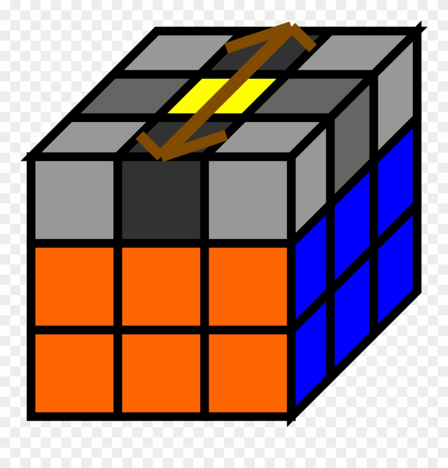 Open - Rubik's Cube Clipart