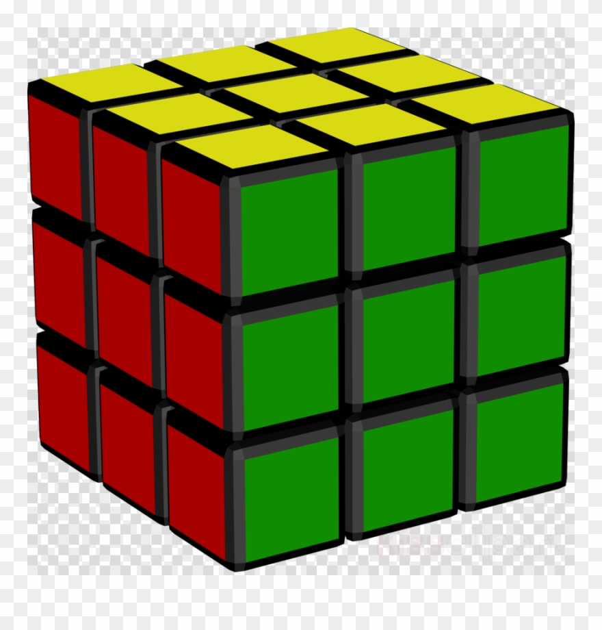 Rubix Cube Clip Art - Png Download