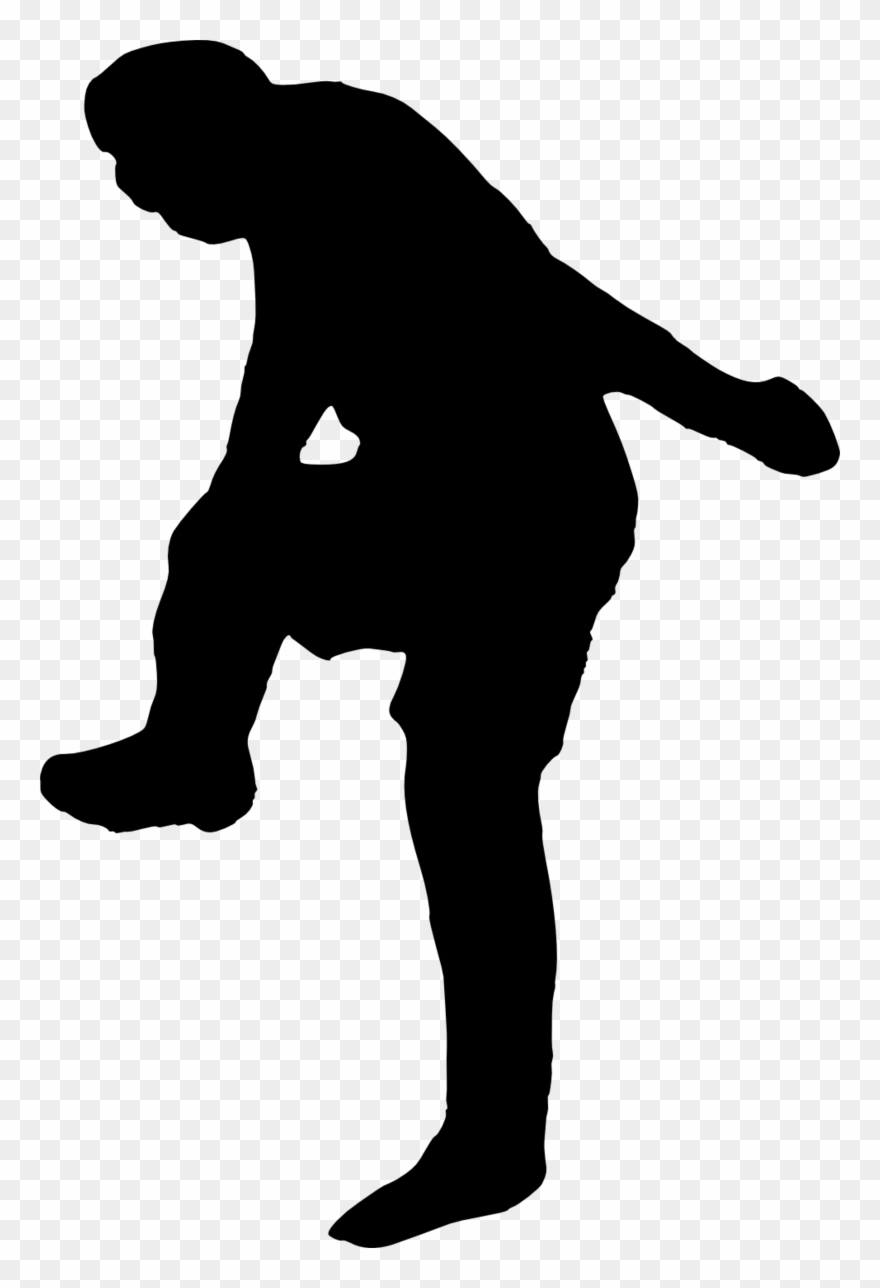 Football Player Silhouette - Sexy Maid Vector Png Clipart