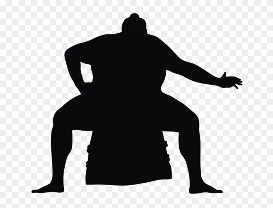 Image01 - Sumo Silhouette Clipart