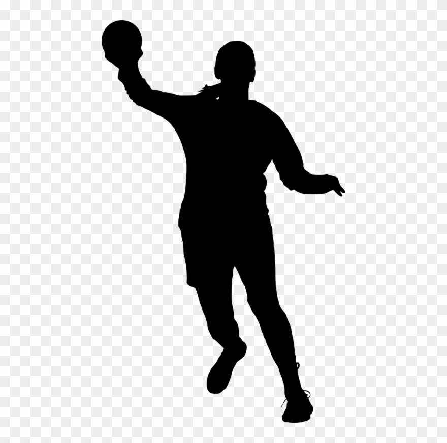 Free Png Sport Handball Silhouette Png Images Transparent - Portable Network Graphics Clipart