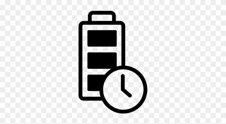 Up To 5-6 Hours Battery Life - Battery Consumption Icon Clipart