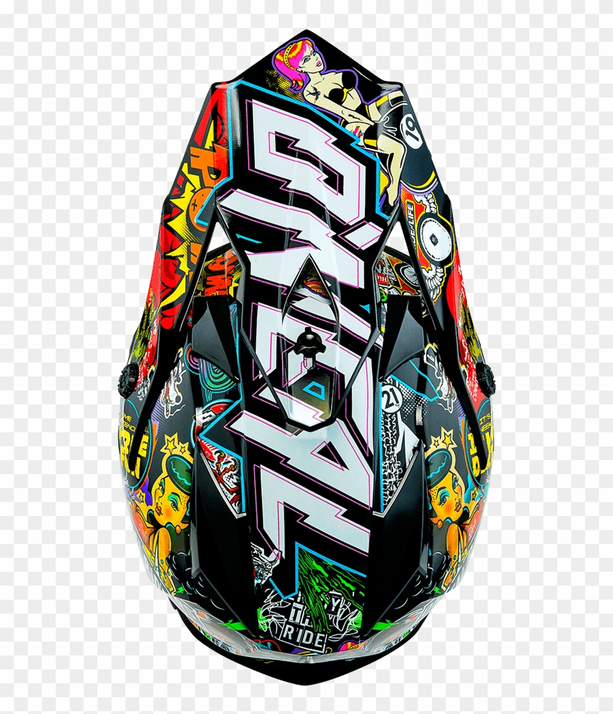 Casque Mx Oneal Adulte 7 Series Crank Black Multi 2016 - O'neal 7 Series Crank Motorcycle Helmet - Black - Xl Clipart