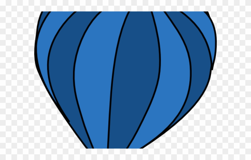 Single Clipart Hot Air Balloon - Png Download